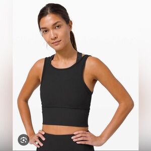 Lululemon Black Pivot tank / bra